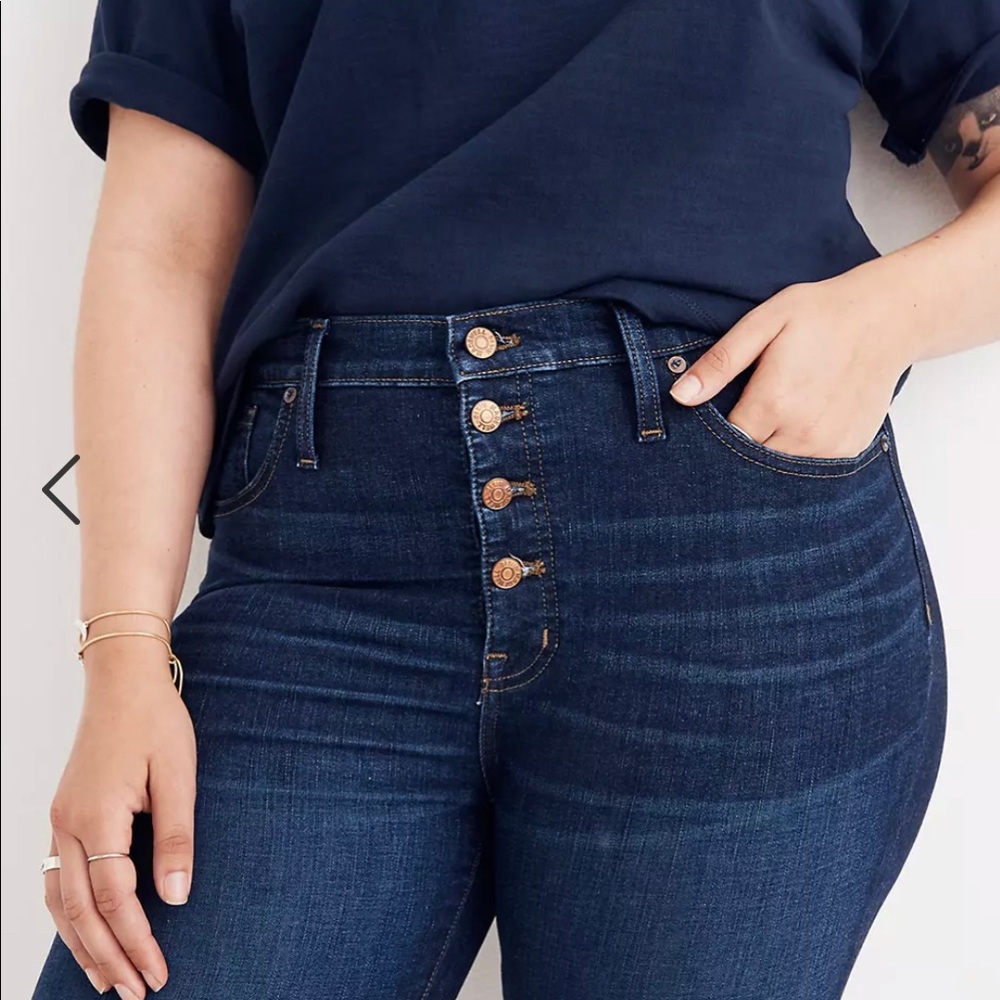 MADEWELL 9” high rise skinny